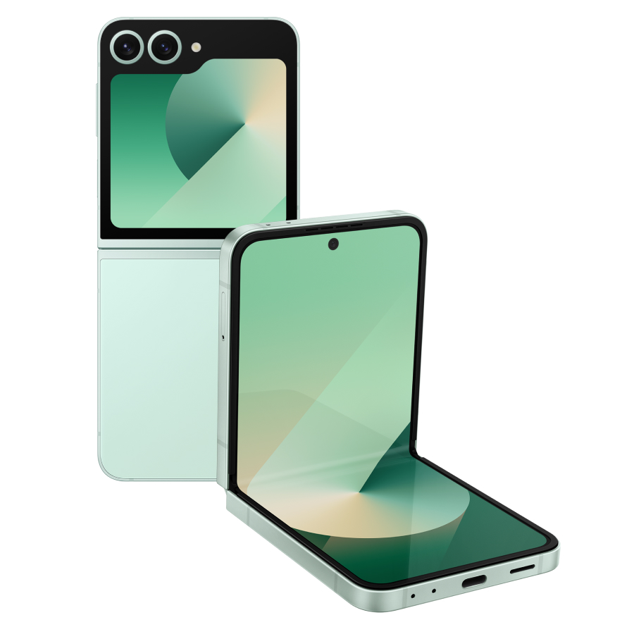 Samsung Galaxy Z Flip6 256GB màu xanh mint chi tiết